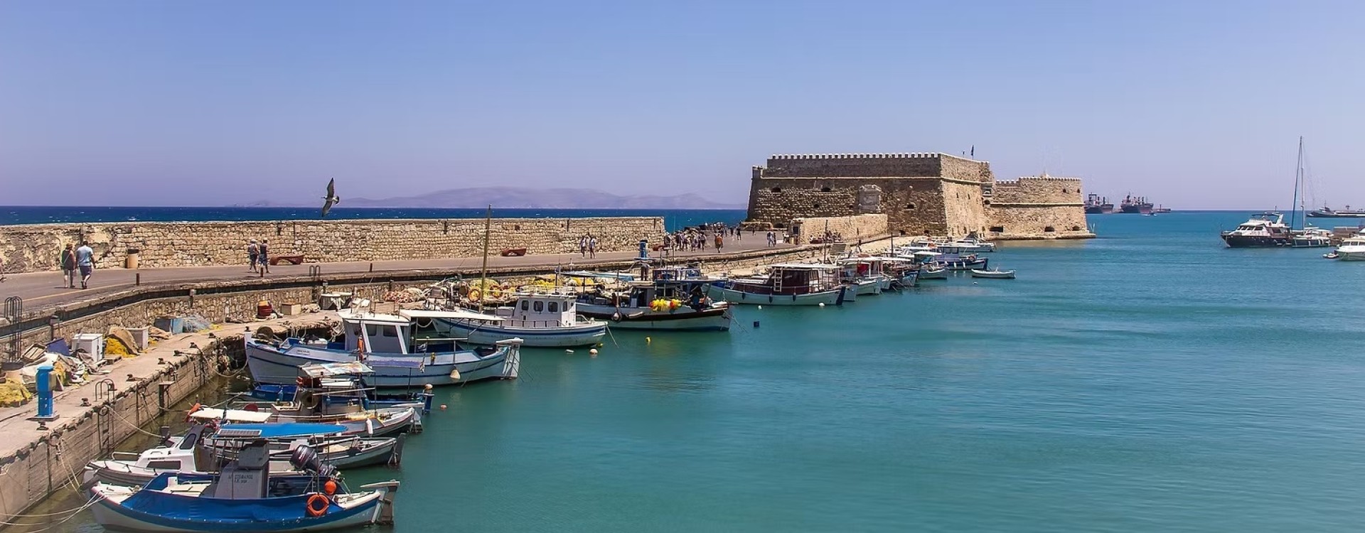 Heraklion im Abendlicht