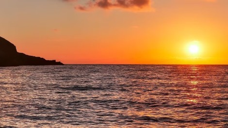 Magischer Sonnenuntergang